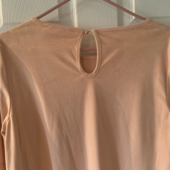 Light pink suede dress - Picture 3 of 4